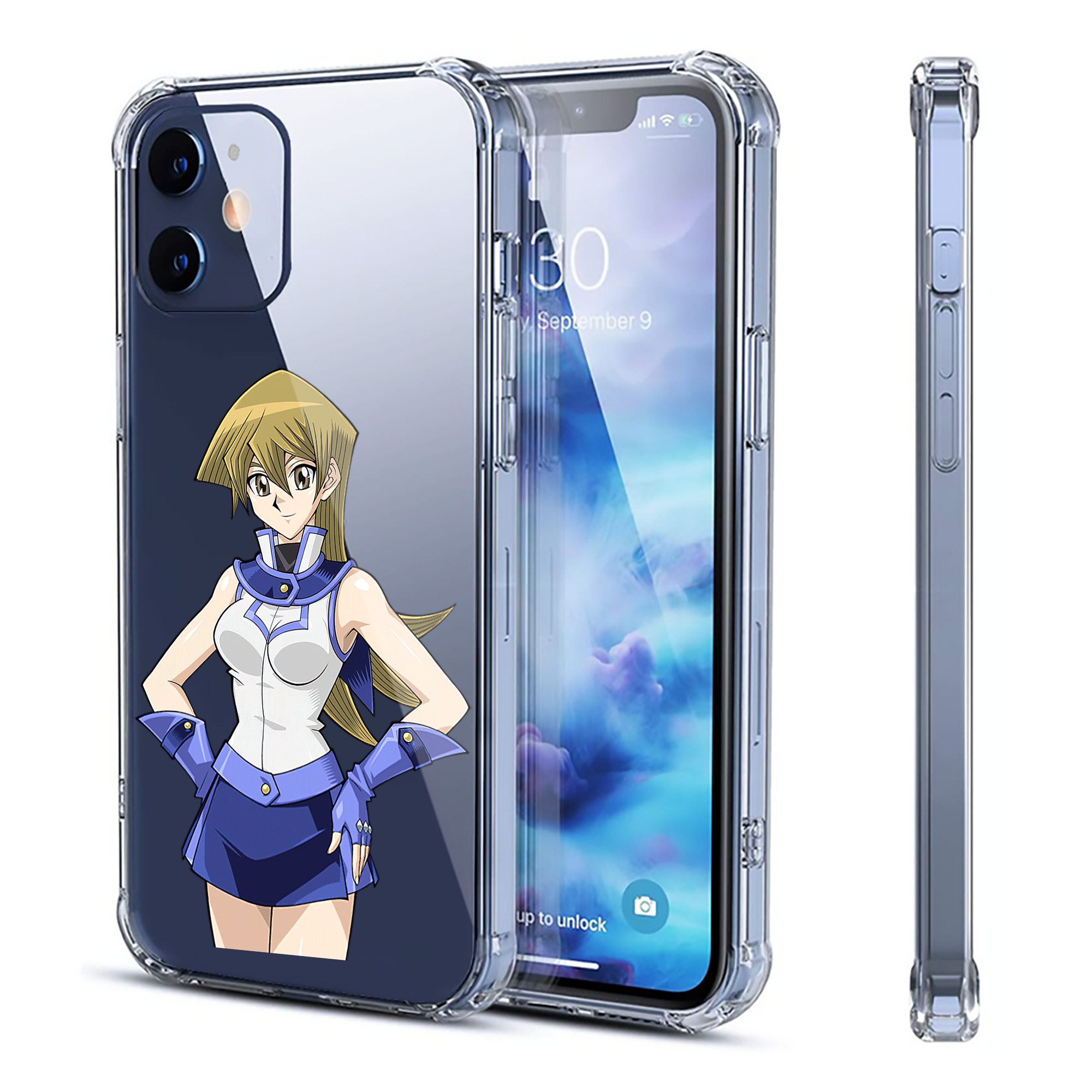 （画像用） 遊☆戯☆王 Yu-Gi-Oh! 【iPhone 12シリーズ対応】透明スマホケース（クリアソフトケース）